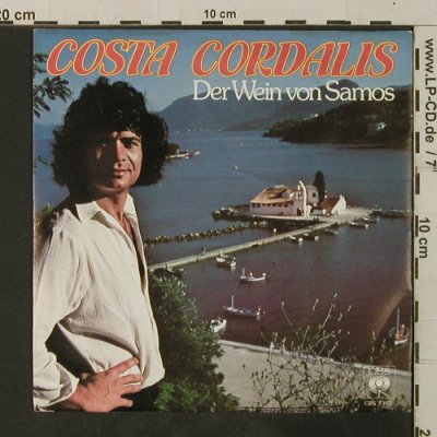 Cordalis,Costa: Der Wein von Samos, CBS (S 7392), D, 1979 Typ: 7" Best.-Nr.: T3689 Preis: 2,00 Euro