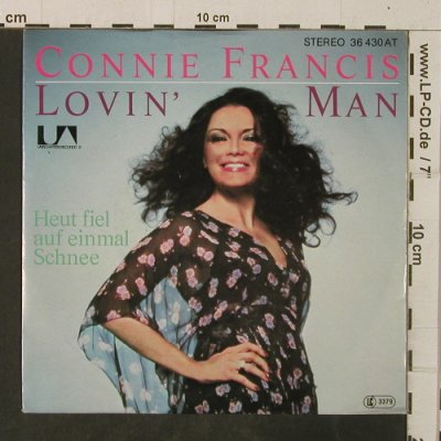 Francis,Connie: Lovin'Man/Heut viel auf einmal Schn, UA (36 430 AT), D, 1978 Typ: 7" Best.-Nr.: T3834 Preis: 4,00 Euro