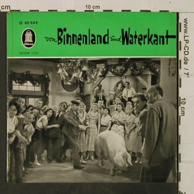 V.A.Von Binnenland u.Waterkant: Martina Wulf,B.Jakschtat,Buurnjungs, Odeon(O 40 949), D,vg+/vg+,  - EP - T3849 - 3,00 Euro