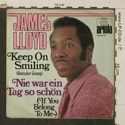 Lloyd,James: Keep On Smiling(deut.), vg+/VG+, Ariola(14 501 AT), D,  - 7inch - T4035 - 2,50 Euro