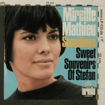 Mathieu,Mireille: Sometimes/Sweet Souvenirs, Ariola(14 200 AT), D,  - 7inch - T4064 - 3,00 Euro