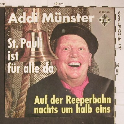 Münster,Addi: St.Pauli Ist fr alle da, Telefunken(U 55 495), D,  - 7inch - T4120 - 2,50 Euro