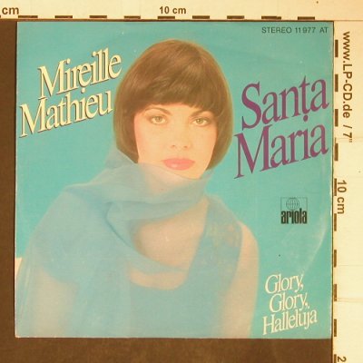 Mathieu,Mireille: Santa Maria, Ariola(11 977 AT), D, 1978 - 7inch - T4161 - 2,50 Euro