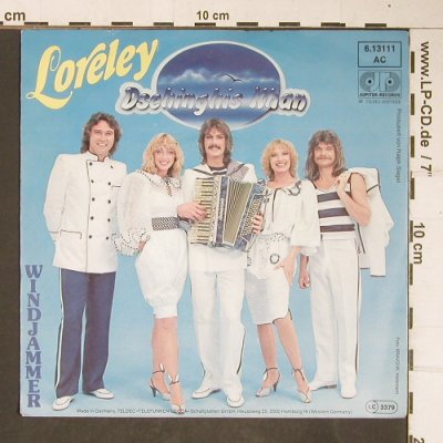 Dschinghis Khan: Loreley / Windjammer, m-/vg+, Jupiter (6.13111), D, 1981 Typ: 7" Best.-Nr.: T4175 Preis: 3,00 Euro