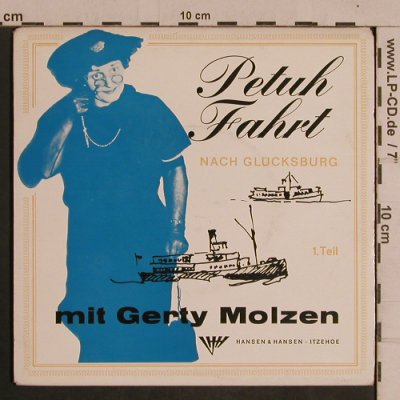 Molzen,Gerty: Petuhfahrt nach Glücksburg,1.Teil, Hanse&Hansen (T 75 237), D Typ: EP Best.-Nr.: T4401 Preis: 5,00 Euro
