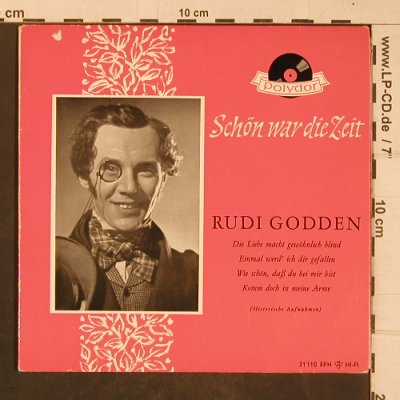 Godden,Rudi: Schön war die Zeit, m-/vg+, Polydor(21 110 EPH), D, 1959 - EP - T4461 - 5,00 Euro