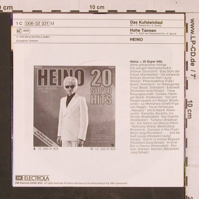 Heino: Das Kufstein-Lied / Hohe Tannen, EMI(006-32 021), D, 1976 - 7inch - T4526 - 2,50 Euro