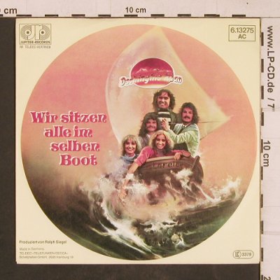 Dschinghis Khan: Wir sitzen alle im selben Boot, Jupiter (6.13275 AC), D Typ: 7" Best.-Nr.: T4577 Preis: 2,50 Euro