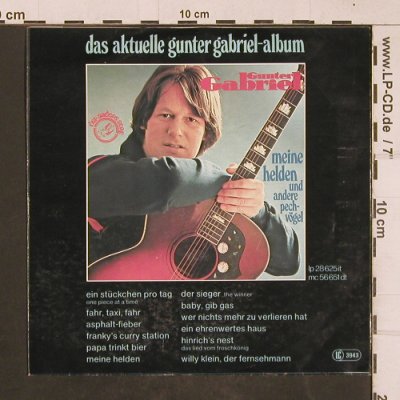 Gabriel,Gunter: Papa trinkt Bier / Meine Helden, Hansa (17 882 AT), D, 1977 Typ: 7" Best.-Nr.: T4582 Preis: 2,50 Euro
