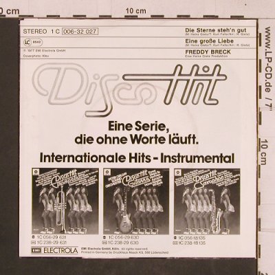 Breck,Freddy: Die Sterne steh'n gut, EMI(006-32 027), D, 1977 - 7inch - T4626 - 2,50 Euro