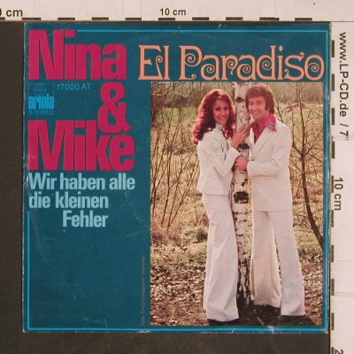 Nina & Mike: El Paradiso, Ariola(17 020 AT), D, 1976 - 7inch - T4667 - 2,50 Euro