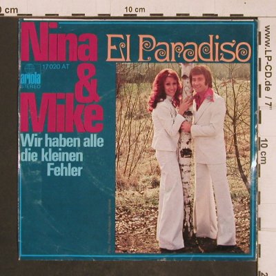 Nina & Mike: El Paradiso, Ariola(17 020 AT), D, 1976 - 7inch - T4667 - 2,50 Euro