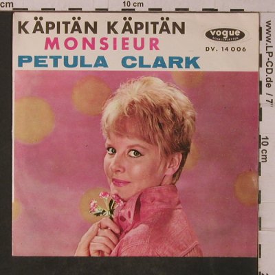 Clark,Petula: Käpitän Käpitän, vg-/m-, Vogue(DV.14006), D,  - 7inch - T4819 - 2,00 Euro