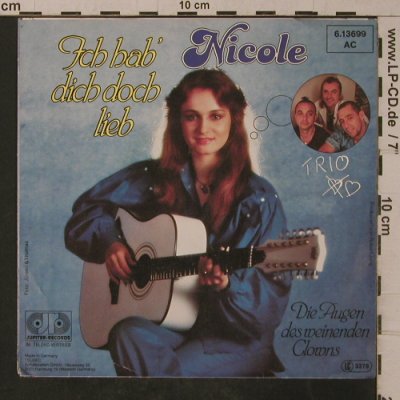 Nicole: Ich hab dich ddoch lieb, Jupiter(6.13699), D,  - 7inch - T4856 - 4,00 Euro