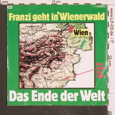 Franzi geht in' Wienerwald: Same/Das Ende der Welt, EMI (20 04017), EEC, 1984 Typ: 7" Best.-Nr.: T4936 Preis: 3,00 Euro