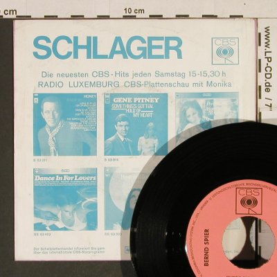 Spier,Bernd: Pretty Belinda / Es ist so schön a., CBS(4156), D, 1969 - 7inch - T499 - 3,00 Euro