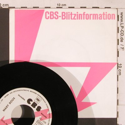 Roos,Mary: Stop,mach das noch einmal, CBS BlitzInfo(CBS S 3598), D, 1975 - 7inch - T5104 - 4,00 Euro