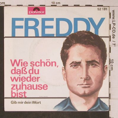 Freddy Quinn: Gib mir dein Wort (Freddy rechts), Polydor,Mono (52 181), D,vg+/vg+, 1963 Typ: 7" Best.-Nr.: T5187 Preis: 3,00 Euro