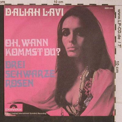 Lavi,Daliah: Oh, Wann Kommst Du? bright portrait, Polydor(2001 086), D, 1970 - 7inch - T5196 - 3,00 Euro