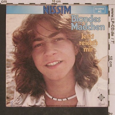 Nisssim: Blondes Mädchen/Jetzt reicht's mir, Telefunken(6.12912 AC), D, 1980 - 7inch - T5366 - 7,50 Euro