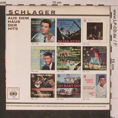 Solo,Bobby: Ich sehe dich Weinen, vg+/m-, CBS(CBS 1720), D,  - 7inch - T5373 - 2,50 Euro