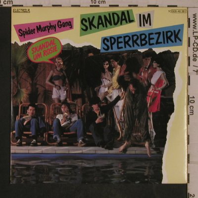 Spider Murphy Gang: Skandal Im Sperrbezirk,Sprechblase, Electrola(006-46 381), D, 1981 - 7inch - T5484 - 5,00 Euro
