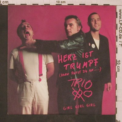 Trio: Herz Ist Trumpf / Girl Girl Girl, Mercury(814 487-7), D, 1983 - 7inch - T5570 - 3,00 Euro