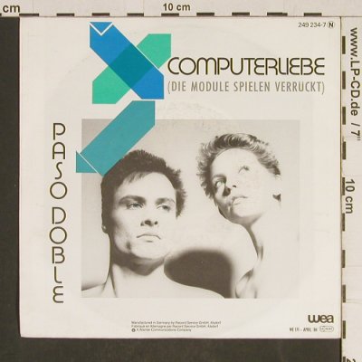 Paso Doble: Computerliebe, WEA(249 234-7), D, 1984 - 7inch - T557 - 2,50 Euro