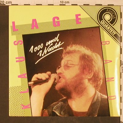 Lage,Klaus Band: 1000 und 1 Nacht +3, Amiga Quartett(5 56 107), DDR, 1984 - EP - T5618 - 4,00 Euro