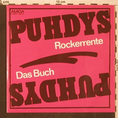 Puhdys: Rockerrente / Das Buch, Amiga(4 56 547), DDR, 1984 - 7inch - T5621 - 5,00 Euro