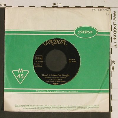 Boone,Pat: The Exodus Song/There's a moon, London, LC(DL 20 391), D,vg+/vg+,  - 7inch - T595 - 3,00 Euro