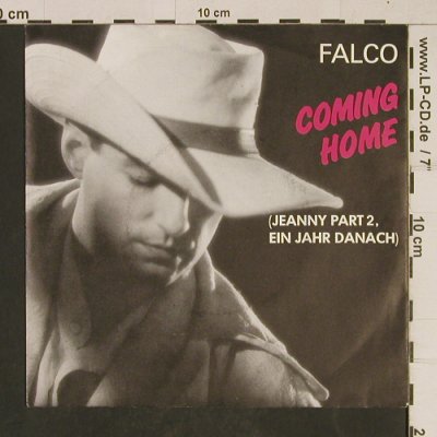 Falco: Coming Home(Jeanny Part 2), Teldec (6.14710 AC), D, 1986 Typ: 7" Best.-Nr.: T613 Preis: 2,50 Euro