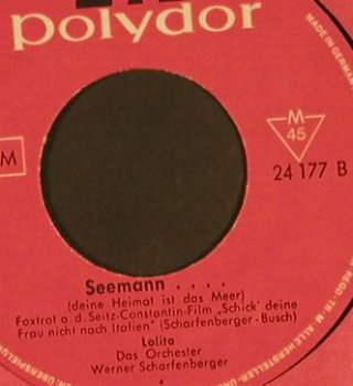Lolita: La Luna / Seemann..., Polydor (24 177), D, FLC, 1960 Typ: 7" Best.-Nr.: T778 Preis: 3,00 Euro