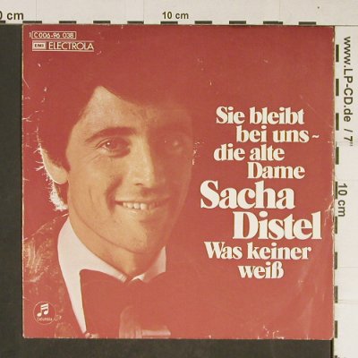 Distel,Sacha: Sie bleibt bei uns~die Alte Dame, Columbia (C 006-96 038), D, 1974 Typ: 7" Best.-Nr.: T783 Preis: 2,50 Euro