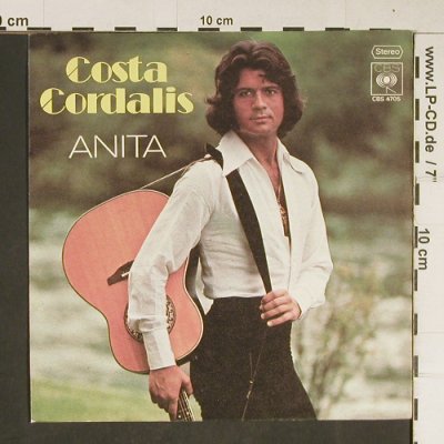 Cordalis,Costa: Anita, CBS (CBS 4705), D, 1976 Typ: 7" Best.-Nr.: T807 Preis: 2,00 Euro