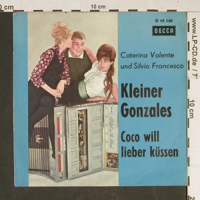Caterina & Silvio: Kleiner Gonzales, cover only, Decca(D 19 368), D,  - Cover - T932 - 1,50 Euro