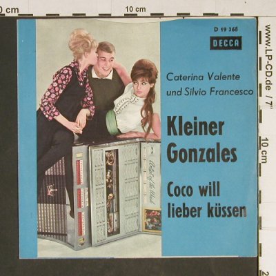 Caterina & Silvio: Kleiner Gonzales, cover only, Decca(D 19 368), D,  - Cover - T932 - 1,50 Euro