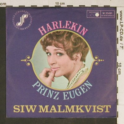 Malmkvist,Siw: Harlekin / Prinz Eugen, vg+/vg+, Metronome(M 25 061), D,  - 7inch - T946 - 2,50 Euro