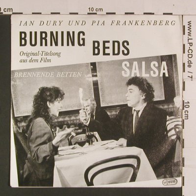 Burning Beds / Brennende Betten: Ian Dury/Pia Frankenfeld, LC8518, D, m-/vg+ Typ: 7" Best.-Nr.: S8017 Preis: 10,00 Euro