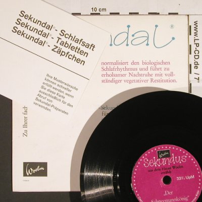 Sekundus erzählt:: Der Schneemannkönig, one sided, Woelm/Tonpress (245863), D(Werbung) Typ: Flexi Best.-Nr.: S8641 Preis: 4,00 Euro