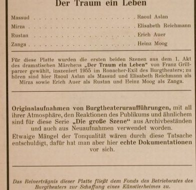 Grillparzer,Franz: Der Traum im Leben,Die gr.Szenen 2, Amadeo (AVRS EP 14106), A,vg+/m- Typ: EP Best.-Nr.: S8691 Preis: 2,50 Euro