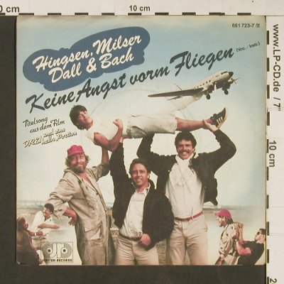 Hingsen,Milser Dall & Bach: Keine Angst vorm Fliegen,3u.e.½Port, Jupiter (881 723-7), D, 1985 Typ: 7" Best.-Nr.: S9188 Preis: 3,00 Euro