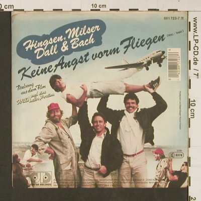 Hingsen,Milser Dall & Bach: Keine Angst vorm Fliegen,3u.e.½Port, Jupiter (881 723-7), D, 1985 Typ: 7" Best.-Nr.: S9188 Preis: 3,00 Euro