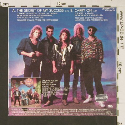 Secret of my Success/Night Ranger:  / Carry On, MCA (258 380-7), D, 1987 Typ: 7" Best.-Nr.: S9228 Preis: 2,00 Euro