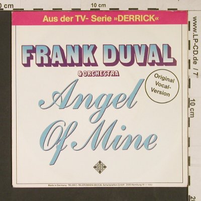 Duval,Frank & Orch.: Angel Of Mine/Magdalena,roterBalken, Teldec (6.12949 AC), D,Muster, 1980 Typ: 7" Best.-Nr.: S9261 Preis: 3,00 Euro