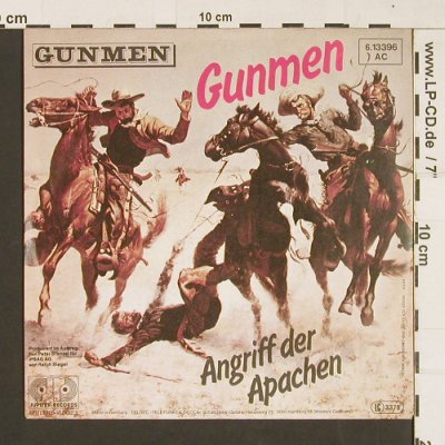 Winnetou - Ralf Siegel: Gunmen / Angriff der Apachen, Jupiter(6.13396 AC), D,  - 7inch - S9302 - 4,00 Euro