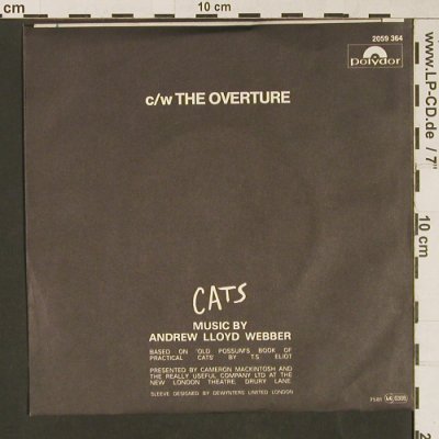 Paige,Elaine: Memory / the Overture, Polydor (2059 364), D, 1981 Typ: 7" Best.-Nr.: S9411 Preis: 3,00 Euro