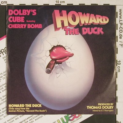 Dolby's Cube feat. Bomb,Cherry: Howard The Duck, MCA (258-508-7), D, 1986 Typ: 7" Best.-Nr.: S9414 Preis: 3,00 Euro