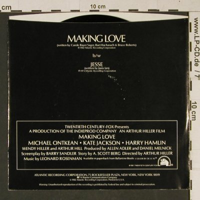 Making Love: Making Love/Jesse ,by Roberta Flack, Atlantic (4005), US, 1982 Typ: 7" Best.-Nr.: T1064 Preis: 2,00 Euro