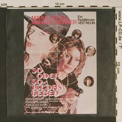 Werner,Margot: So oder so ist das Leben,Soundtrack, Polydor (2041 724), D, 1976 Typ: 7" Best.-Nr.: T1065 Preis: 2,50 Euro